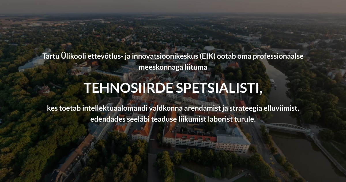 TEHNOSIIRDE SPETSIALIST