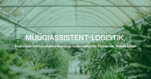 MÜÜGIASSISTENT-LOGISTIK