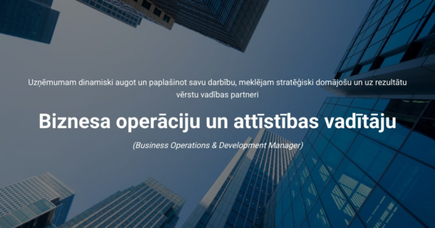 BUSINESS OPERATIONS & DEVELOPMENT MANAGER