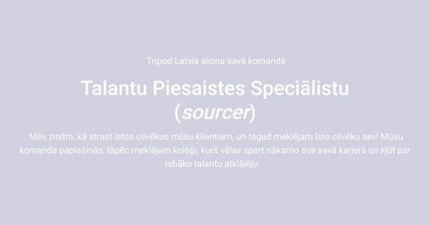TALANTU PIESAISTES SPECIĀLISTS